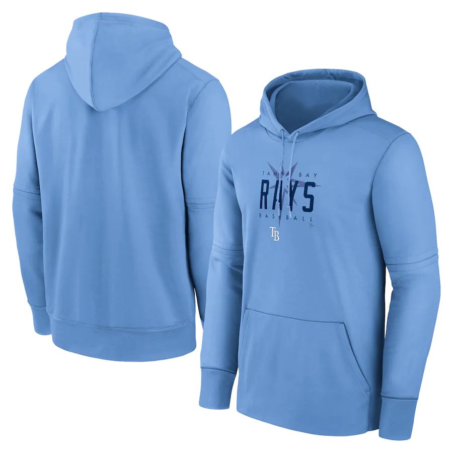 Men 2023 MLB Tampa Bay Rays Light blue Sweatshirt style 1